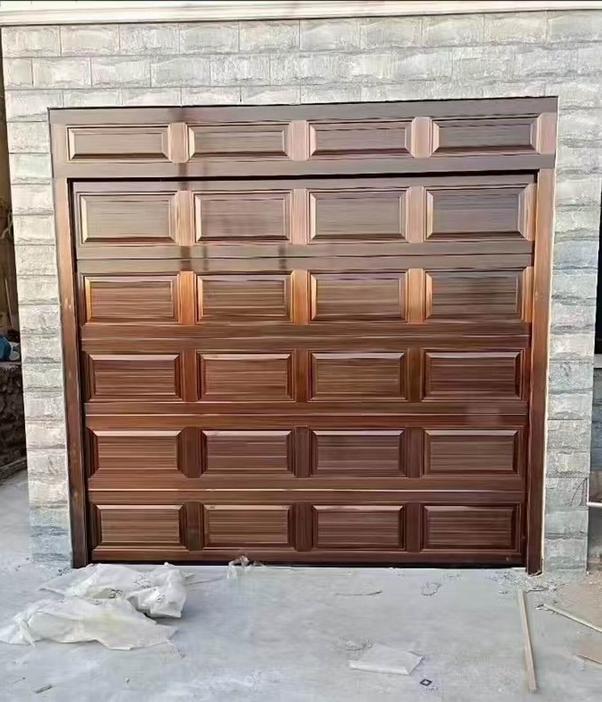 防夹手豪华型铝合金翻板车库门